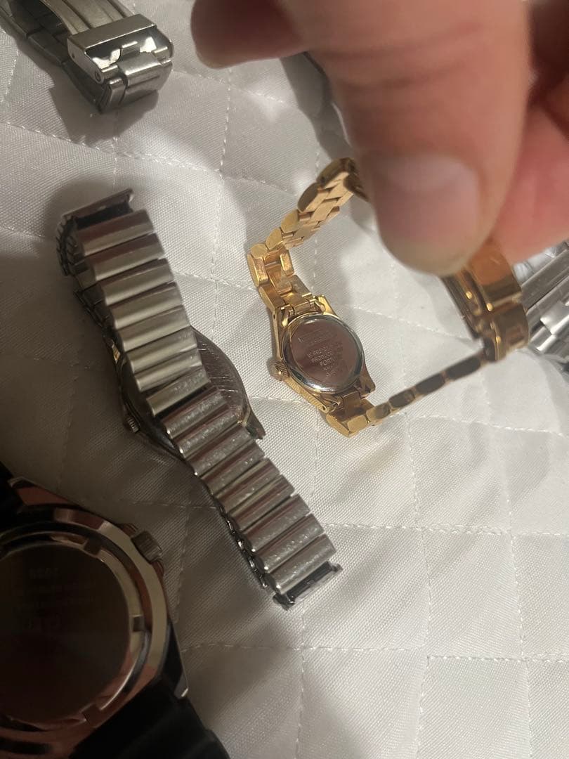 Omega 2個citizen &seiko 箱とストラップ付属。腕時計