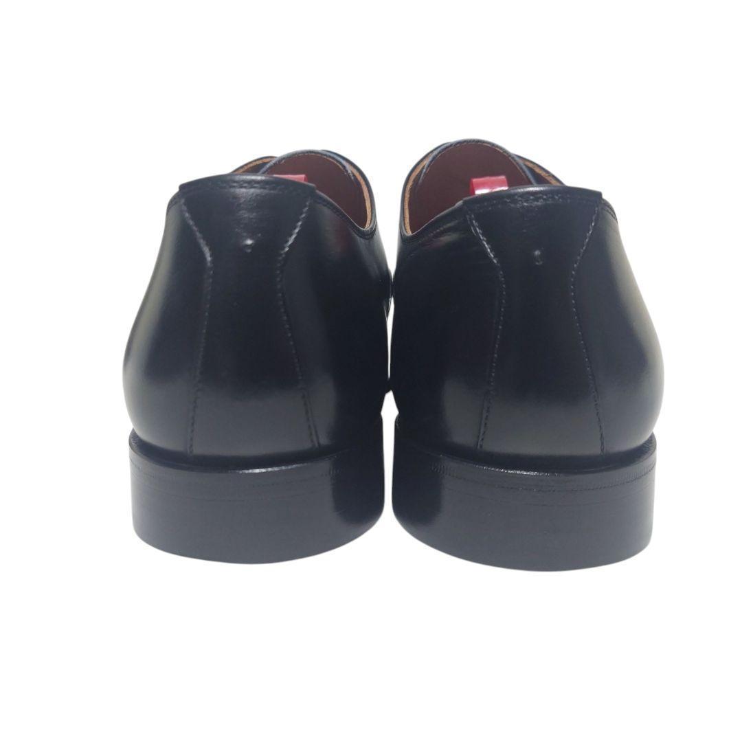 スコッチグレイン 匠シリーズ 内羽根ストレートチップ 黒 25cm