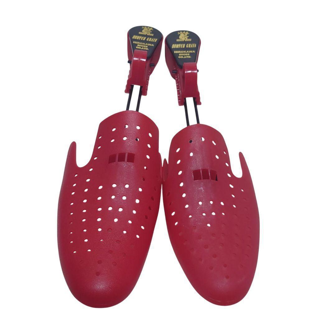 スコッチグレイン 匠シリーズ 内羽根ストレートチップ 黒 25cm