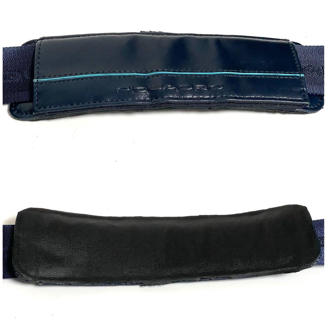 ✨希少美品✨PIQUADRO ブルースクエアコレクション 2wayブリーフケース