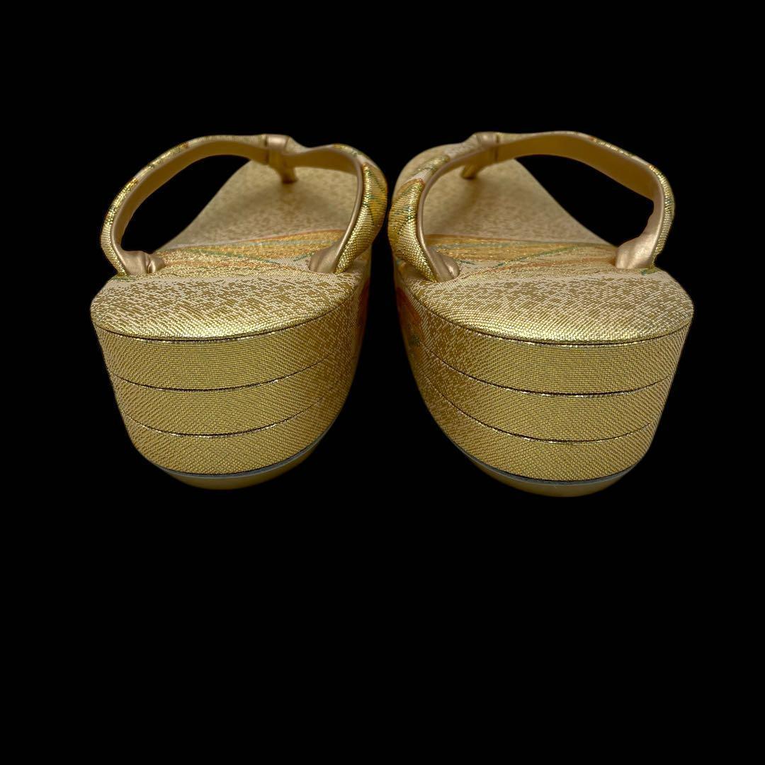 こぱとん2点おまとめ和装✨和装草履バッグセット 訪問着留袖　芝文　金糸