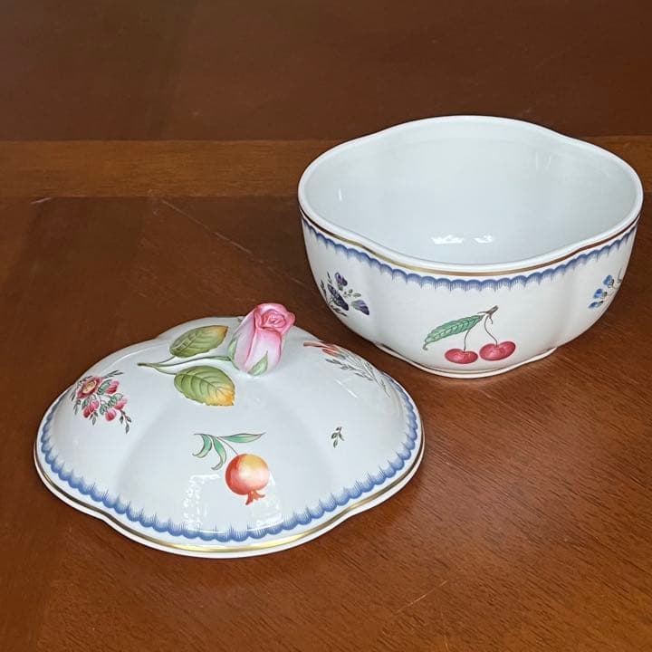 【美品】リチャードジノリ★イタリアンフルーツ★ボンボニエール