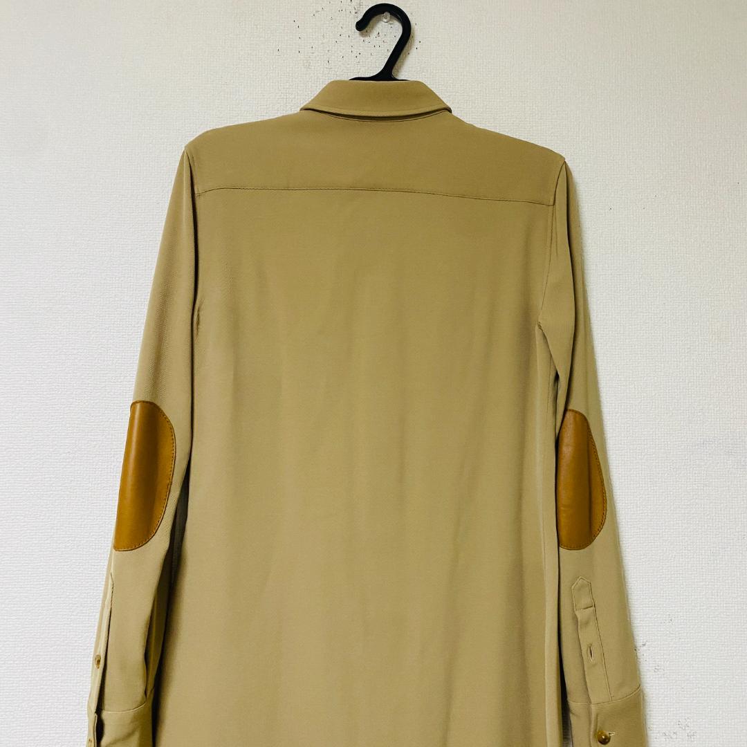 【美品】【最高級】ラルフローレン パープルレーベル シャツワンピース ウール