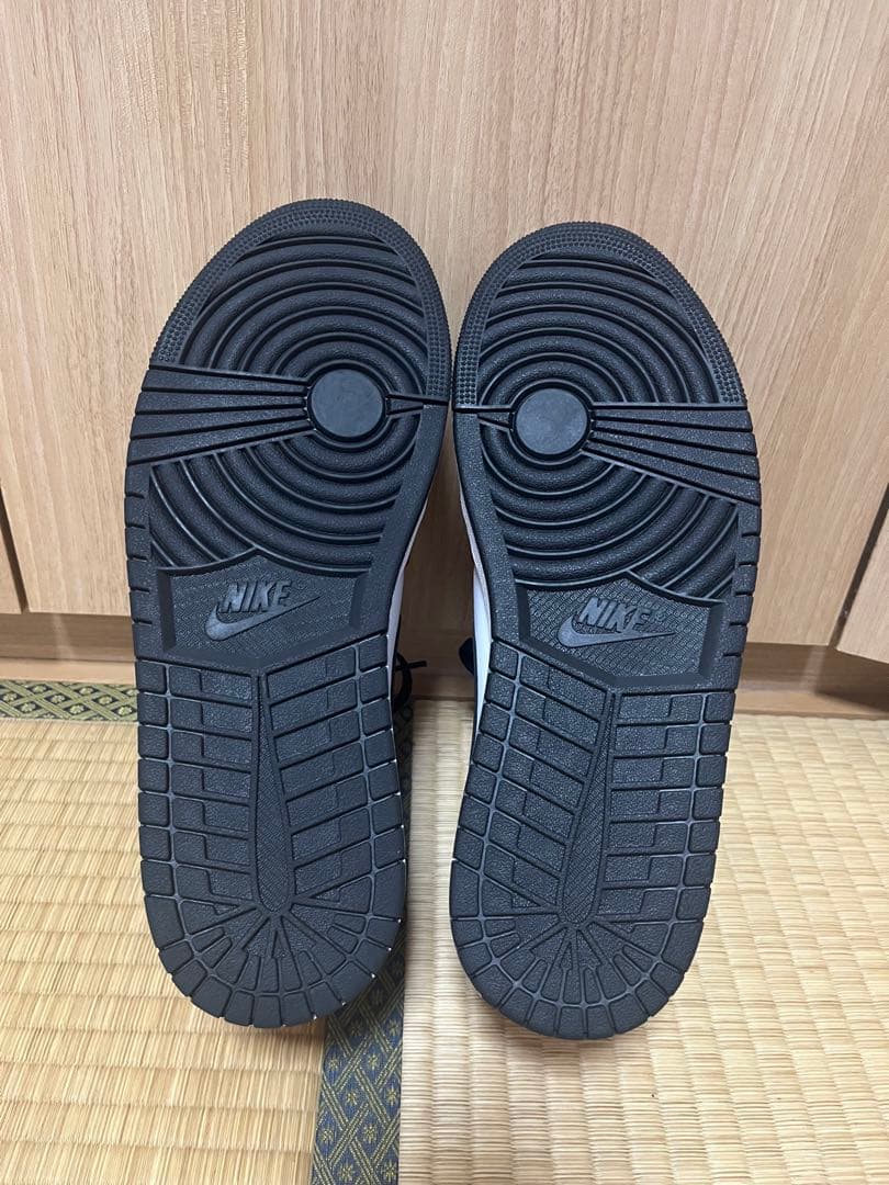 シューズ(男性用) NIKE AIR JORDAN 1 MID CHICAGO BLACK TOE