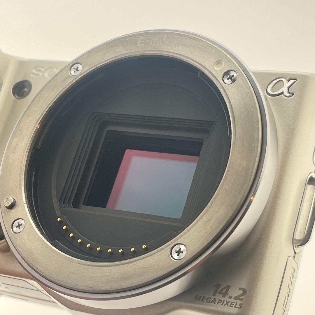 【美品・返品保証】Sony NEX-5Dゴールド レンズキット