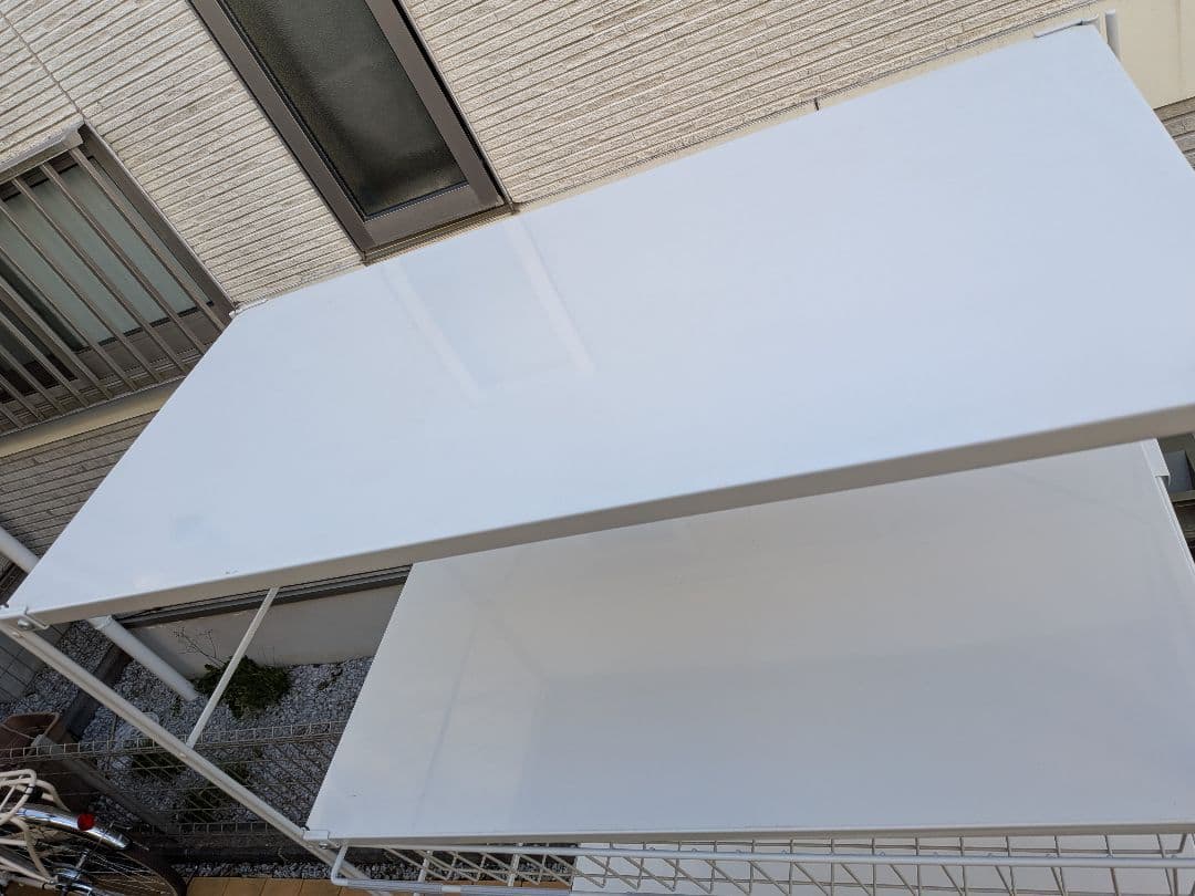 MUJI　無印良品　 スチールラック メタルシェルフ　ライトグレー　バスケット