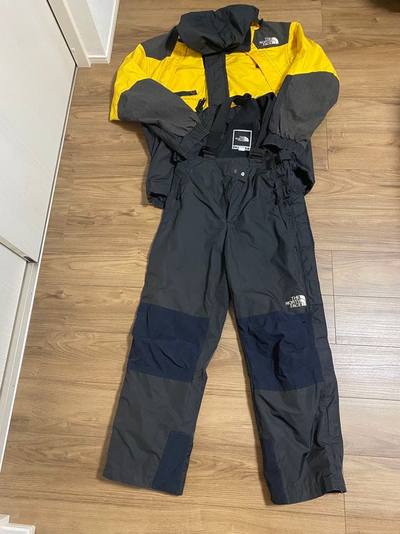 THE NORTH FACE スキーウェアセット 黒/黄　XL