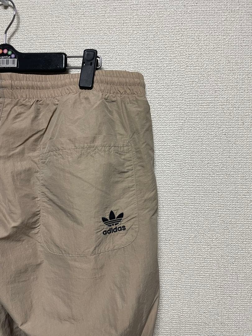 ★上下セット★ アディダスオリジナルス ナイロンジャケット・パンツ デカロゴ