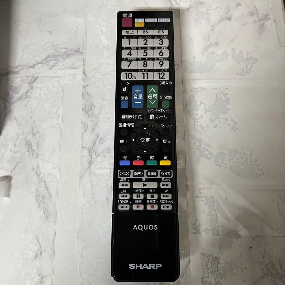 即日受渡❣️全国送料込シャープ60型4K液晶テレビ高精細大画面外付けHDD録画可能