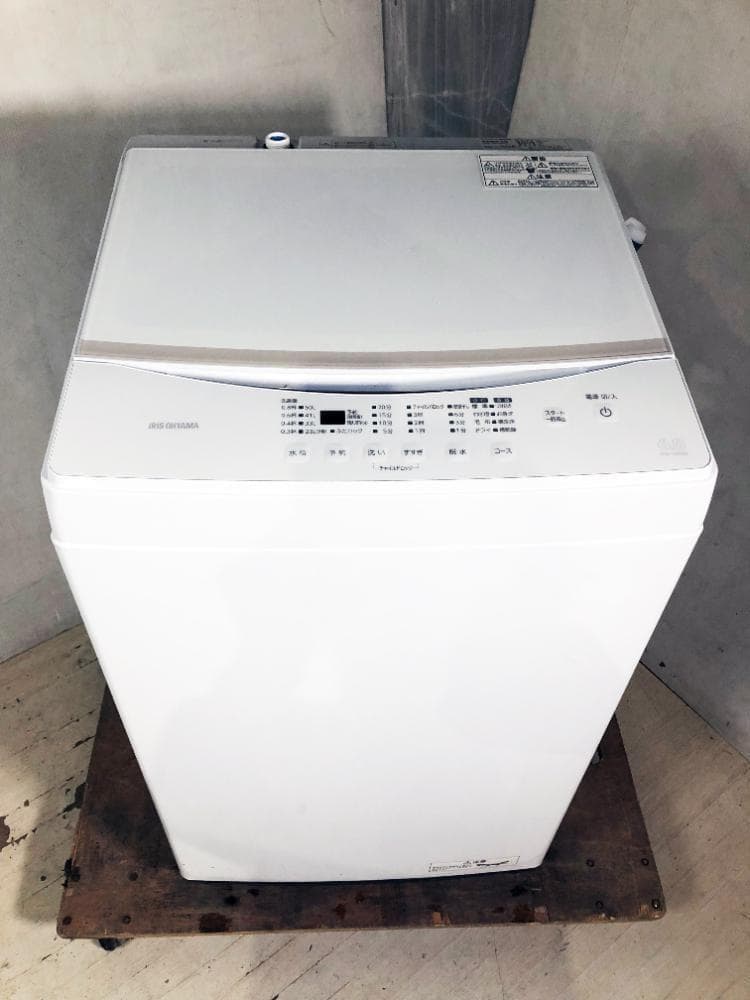 ★2022年製★アイリスオーヤマ 6㎏ 洗濯機【IAW-T605WL】FFPI