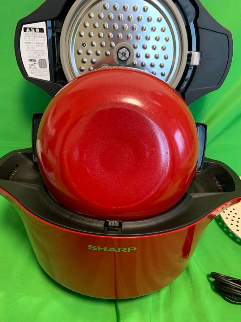 美品ヘルシオ ホットクック KN-HW24C-R 水なし自動調理鍋2018年製