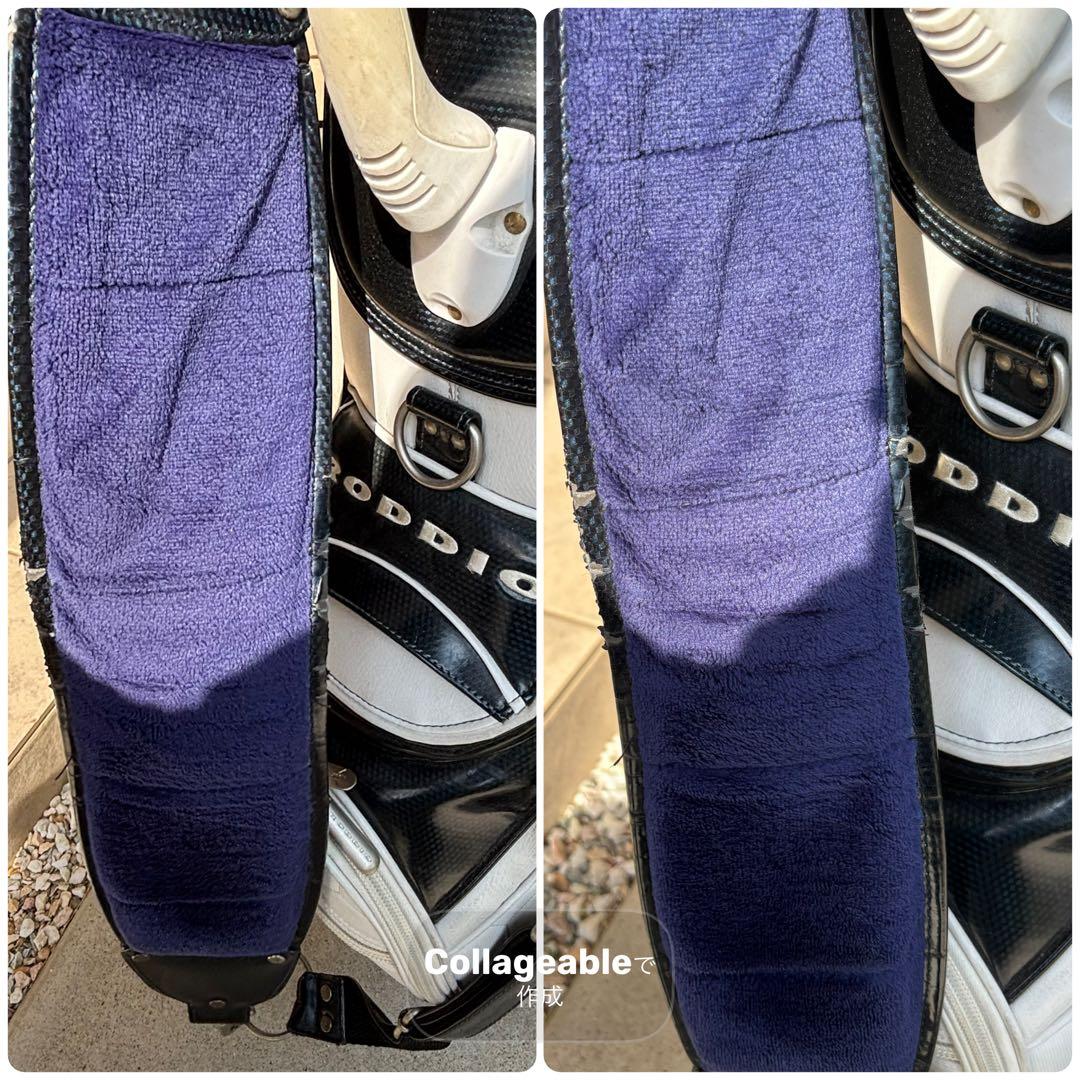 【8/6迄限定】RODDIO ゴルフバッグ・キャディバッグ ホワイト・ネイビー