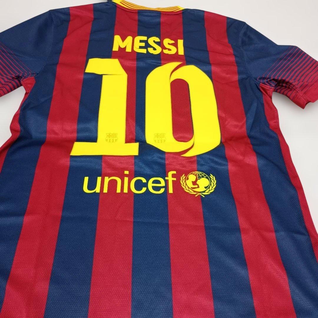 メッシ　バルセロナユニフォーム　紙タグ付き未使用品　リオネルメッシ　バルサ