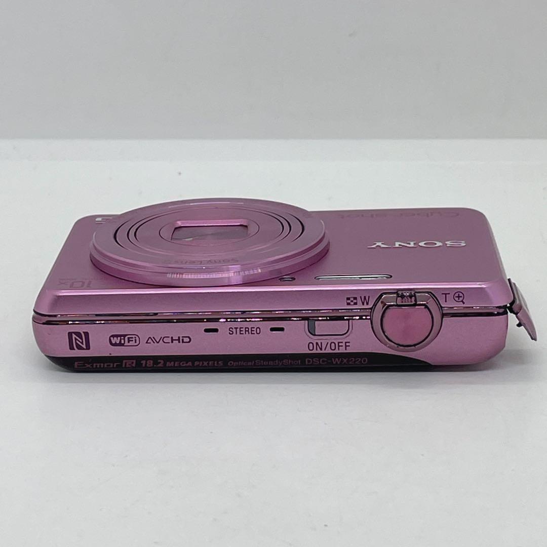SONY ソニー　コンパクトデジタルカメラ　DSC-WX220 ピンク