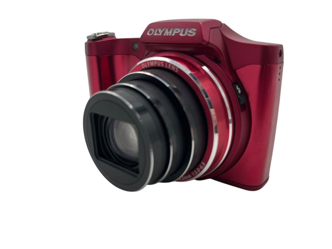 OLYMPUS SZ-14 デジタルカメラ レッド デジカメ オリンパス 24倍