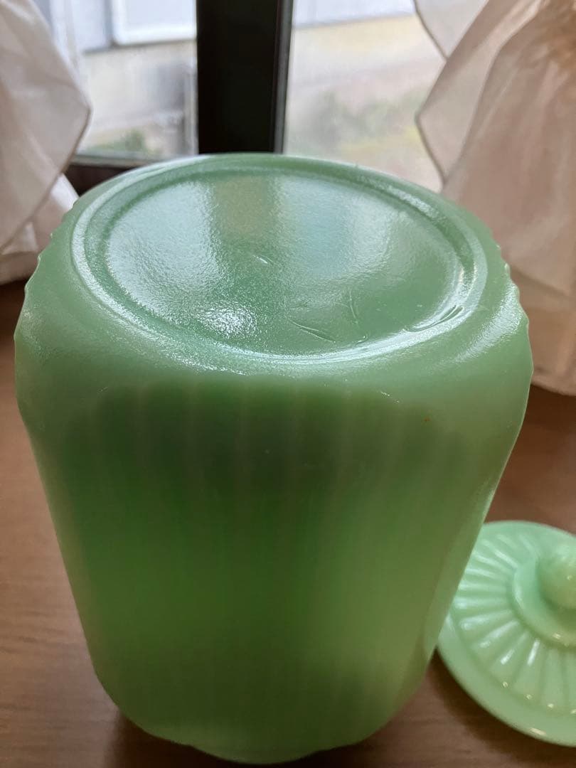 ファイヤーキング調　ジェダイグリーン FLour保存容器　キャニスター