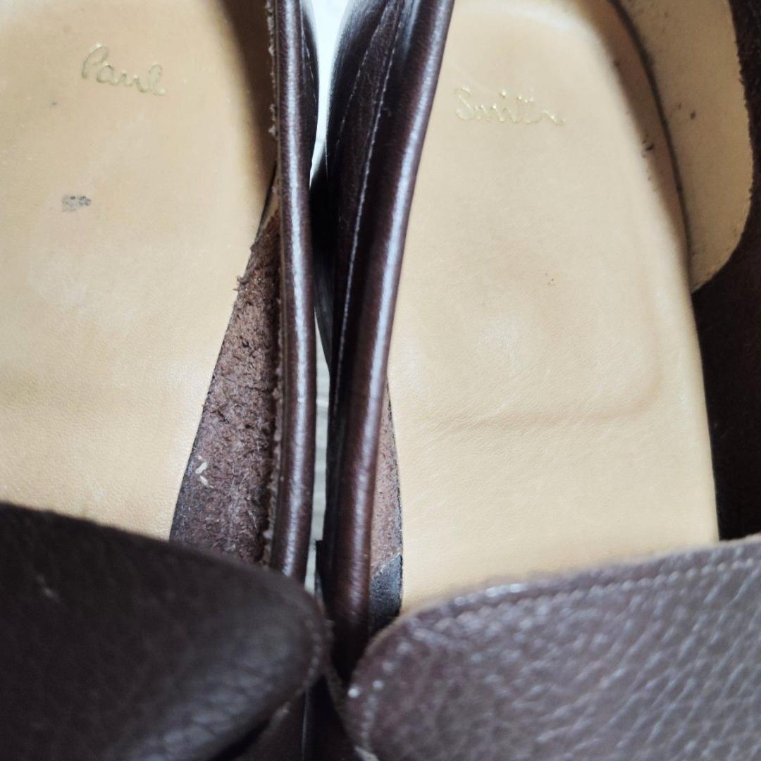 美品！ポール・スミス 濃茶 最終価格 ローファー 26.5 シボ スリッポン