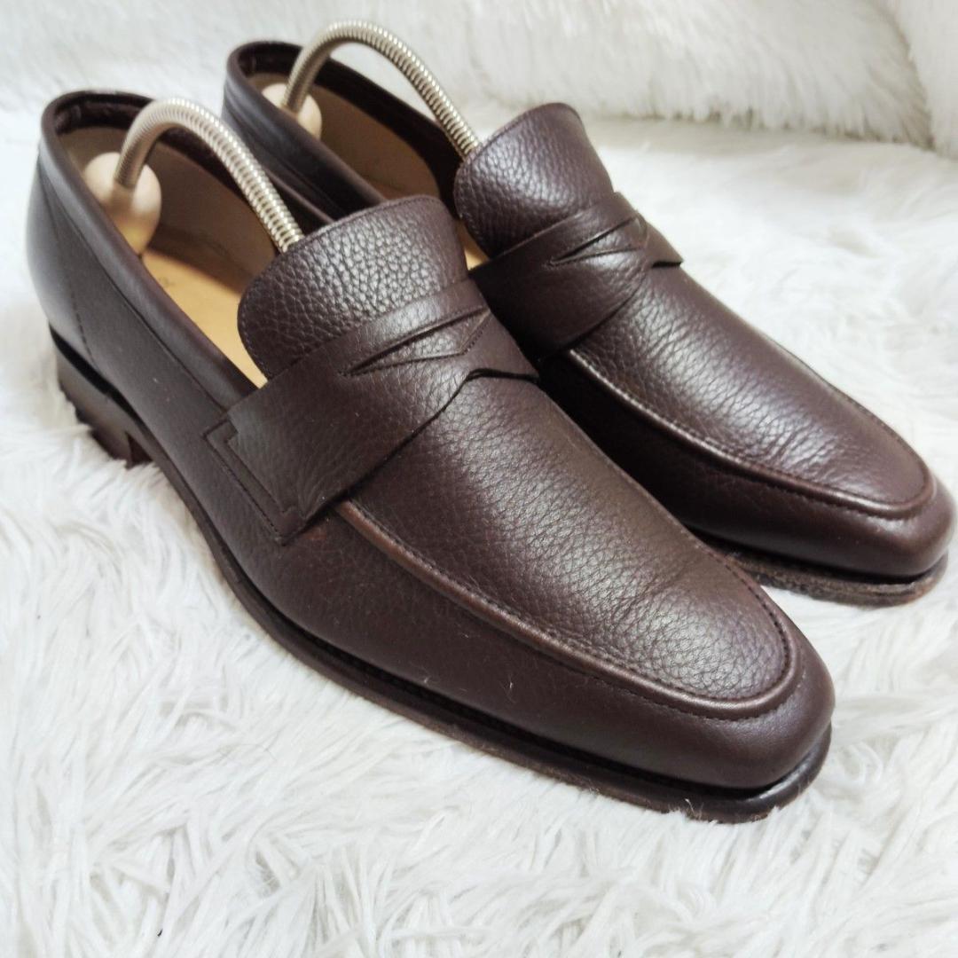 美品！ポール・スミス 濃茶 最終価格 ローファー 26.5 シボ スリッポン