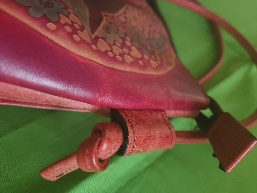 未使用保管品CATWALK OIKAWA猫×花柄 日本製 ショルダーバッグ