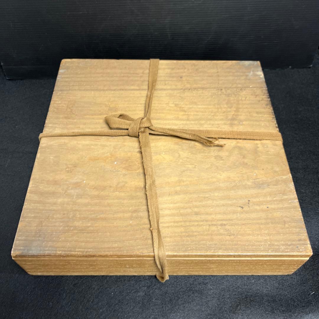 専用　時代盛蒔絵　八橋図盆　木箱付　幅25.8㎝　東Y7-1229☆2Fトヒルト