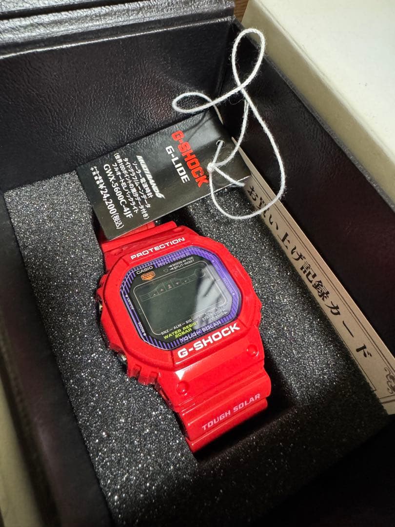 m*i様 G-SHOCK GWX-5600C-4JF 新品未使用 赤 ソーラー電