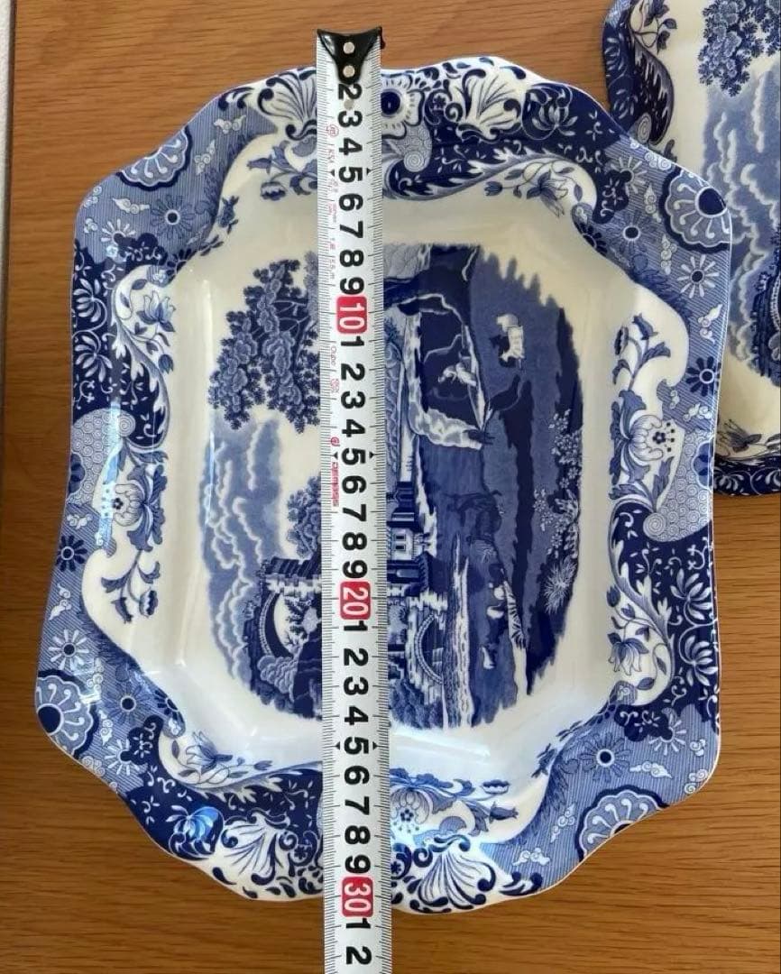 【美品】spode ブルーイタリアン　カバードベジタブルディッシュ