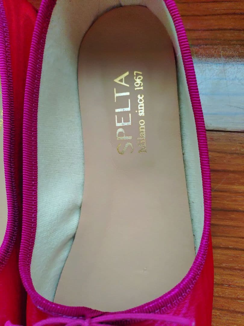 SPELTA スペルタ バレエシューズ ピンク 24.5cm～25cm