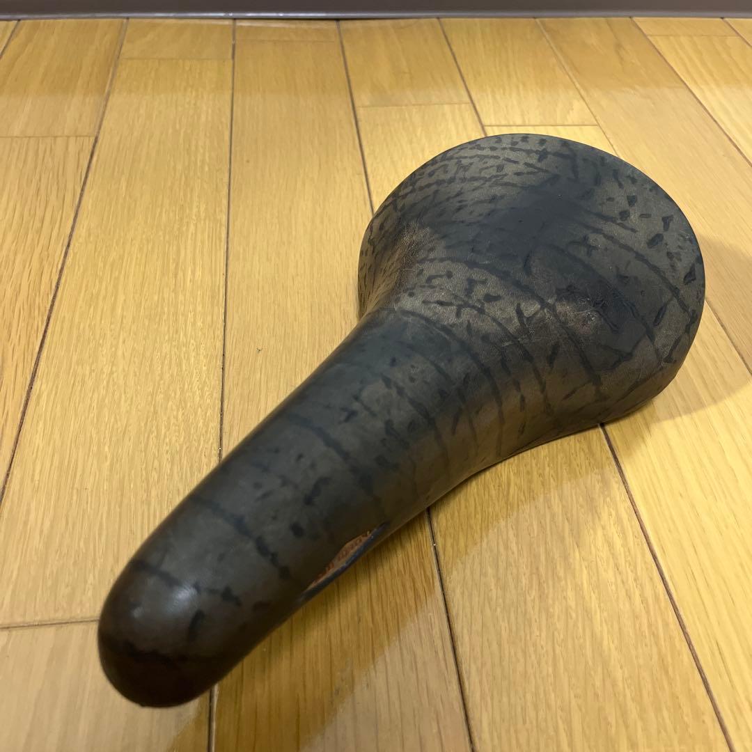 80s伊製selle san marcoRollsレザーサドル茶レア ビンテージ