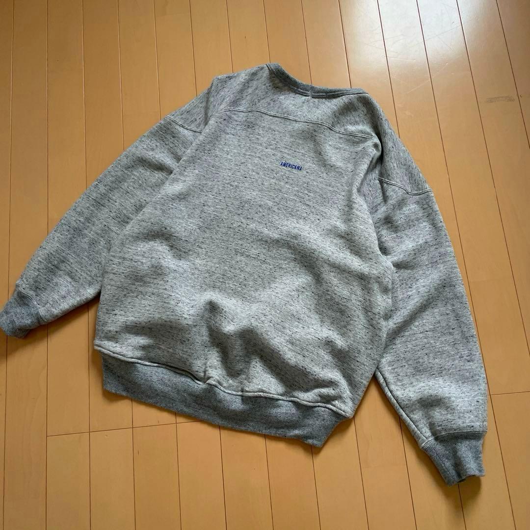 m*g様 AMERICANA×MMN アメリカーナ 別注アイテム 裏毛ロゴスウェ