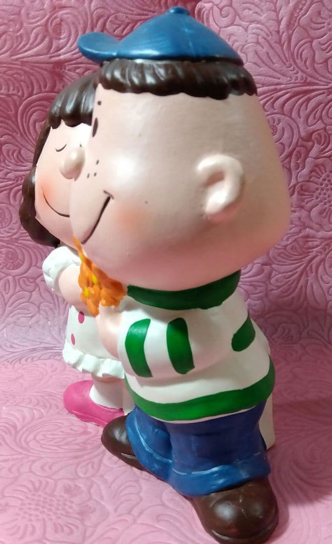 【昭和レトロ】未使用♥ほのぼの君&おとめちゃん貯金箱（日本製）…佃公彦 貯金箱