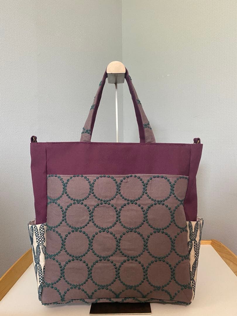 専用　ミナペルホネン　ハンドメイド　バック　長財布