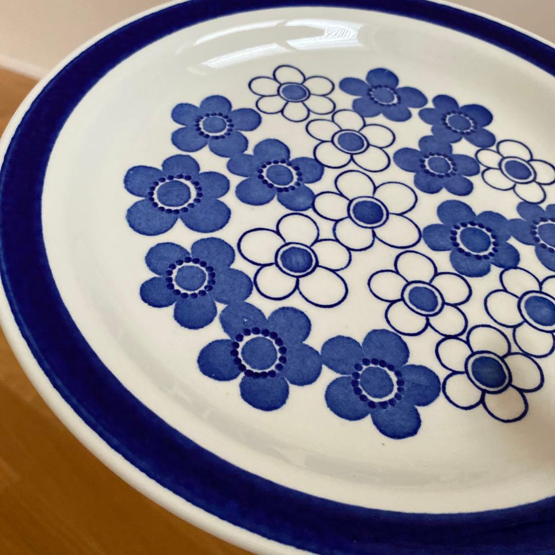 ①ロールストランド 希少　アネモン プレート 24cm 2枚セット