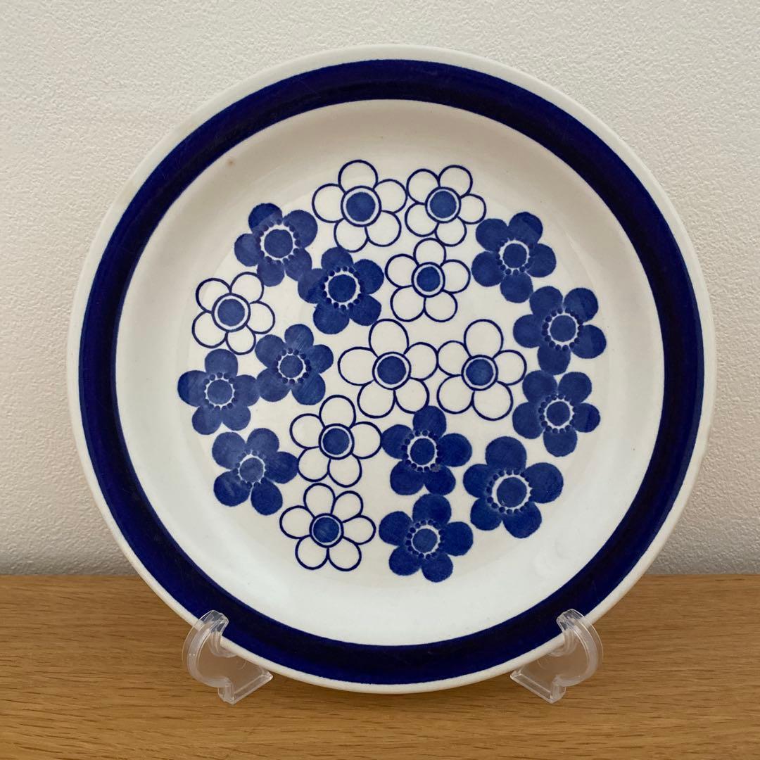 ①ロールストランド 希少　アネモン プレート 24cm 2枚セット