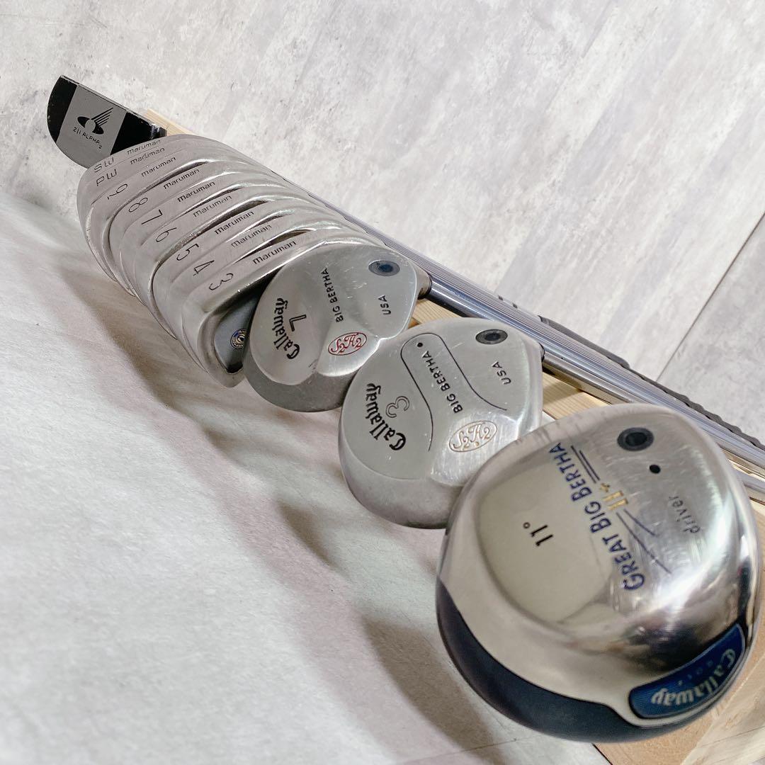 T156 キャロウェイ 他 ゴルフクラブ メンズ フルセット 初心者 入門 練習