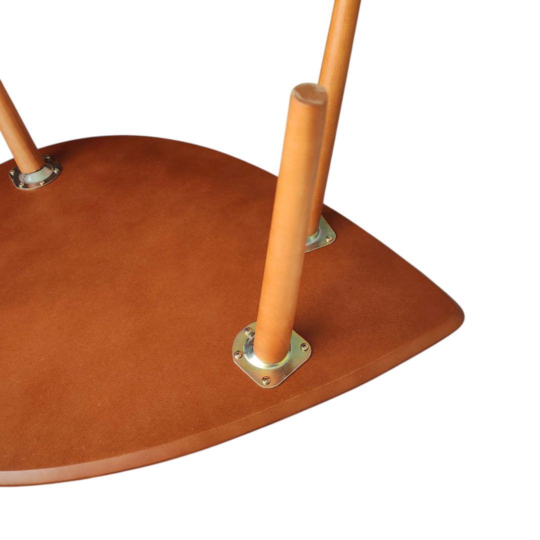 ローテーブル　リーフ　葉型　木製　センターテーブル