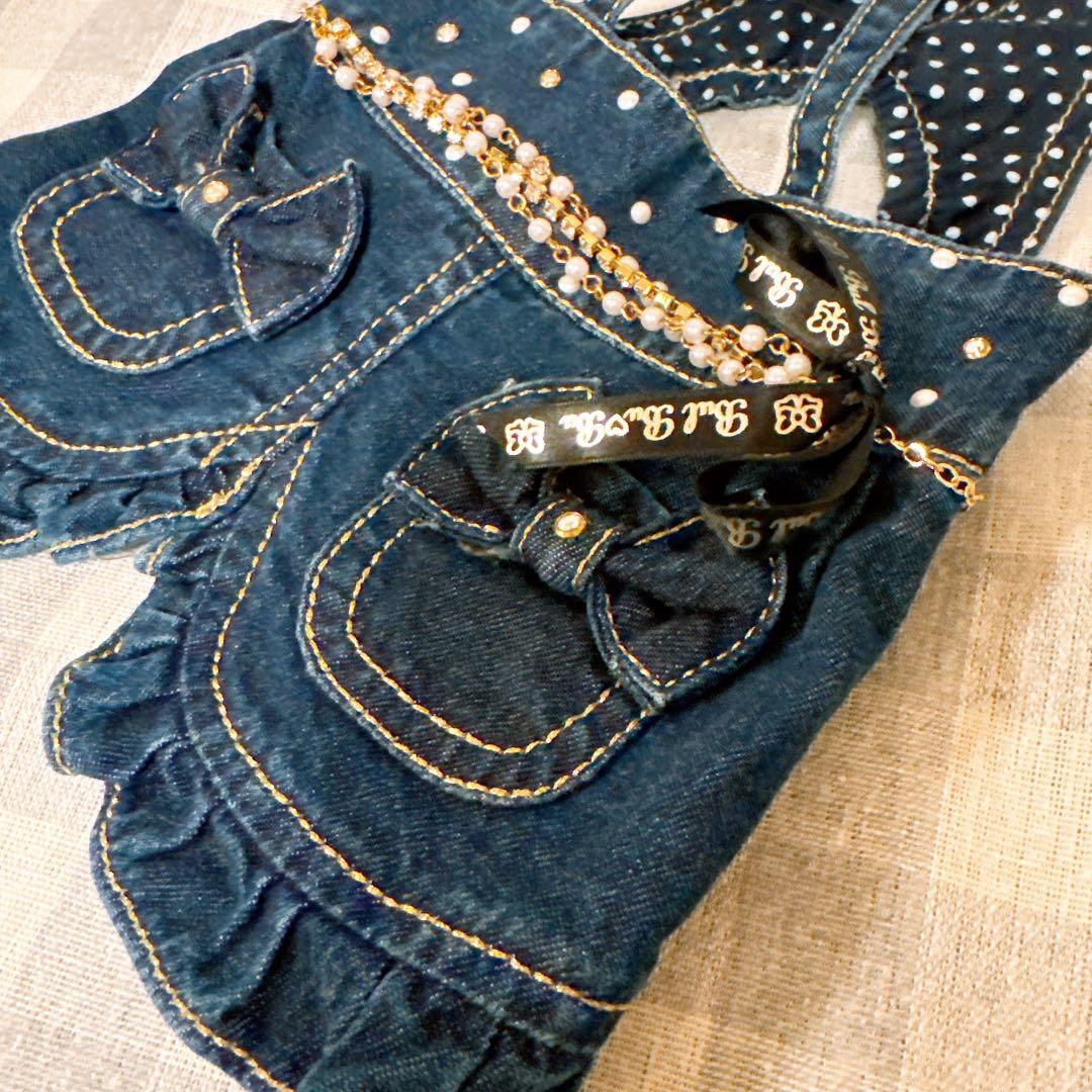 BUL BU-BU デニムジャンバースカート　Sサイズ