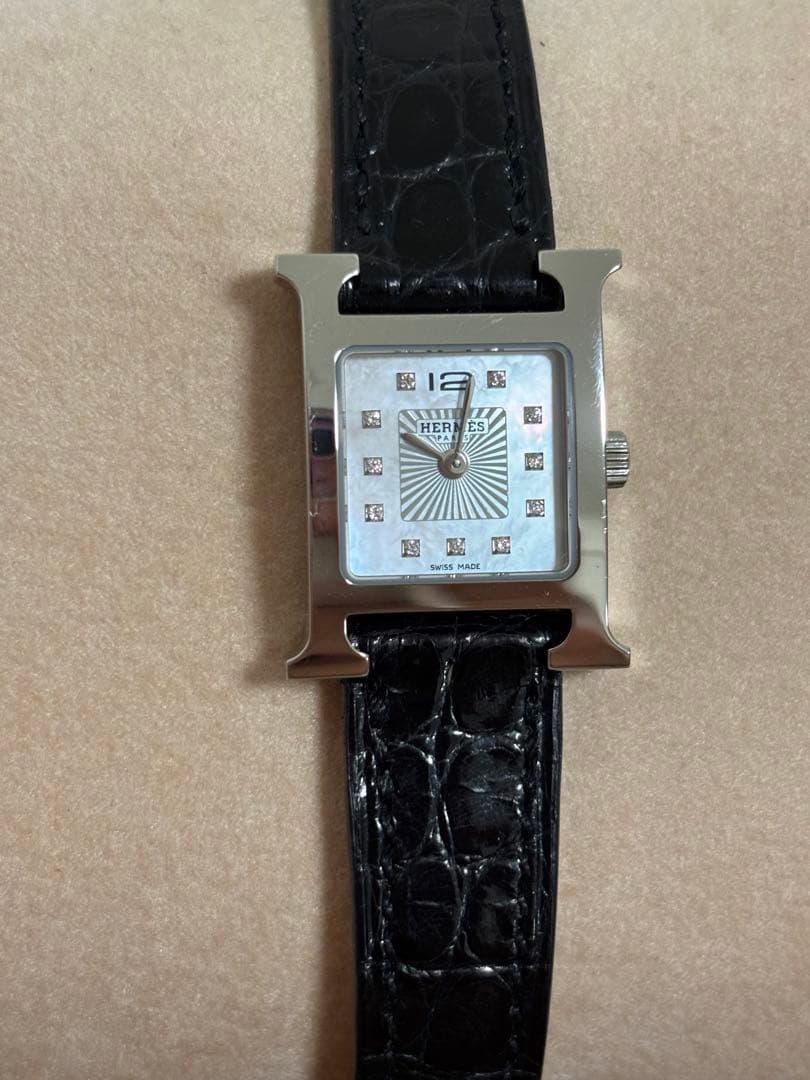 HERMES Hウォッチ11Pダイヤミニ h1.110