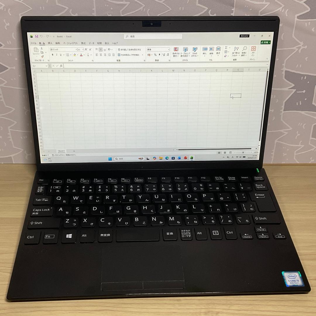 日本製・軽量・＞VAIO 12.5インチi5/8G/SSD256G/Office