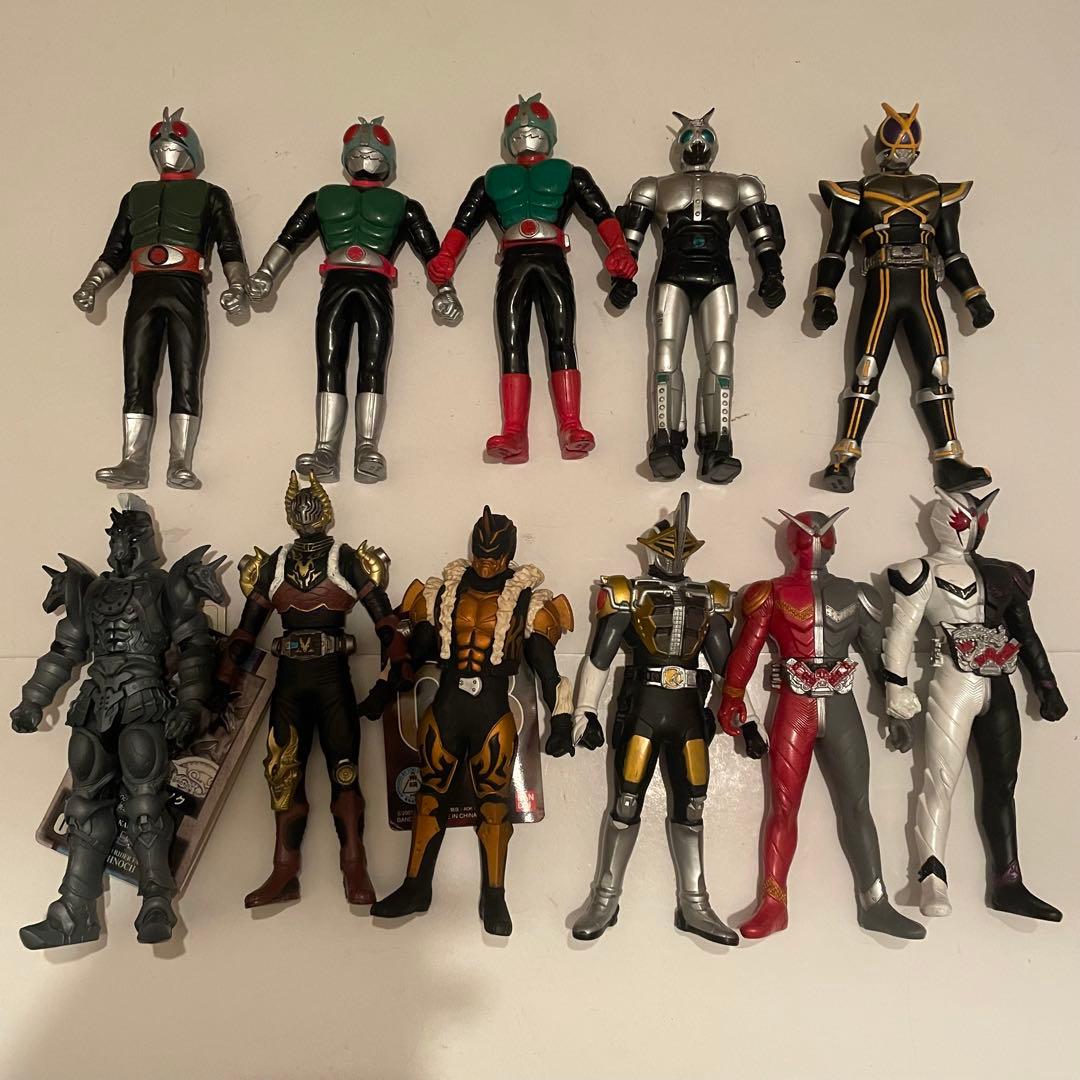 戦隊&仮面ライダー 他 ソフビ 70体 まとめ売り
