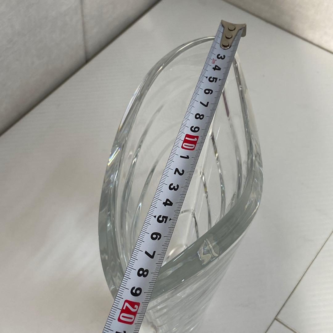 Baccarat バカラ⭐️ウェーブ　ベース 花瓶　フラワーベース