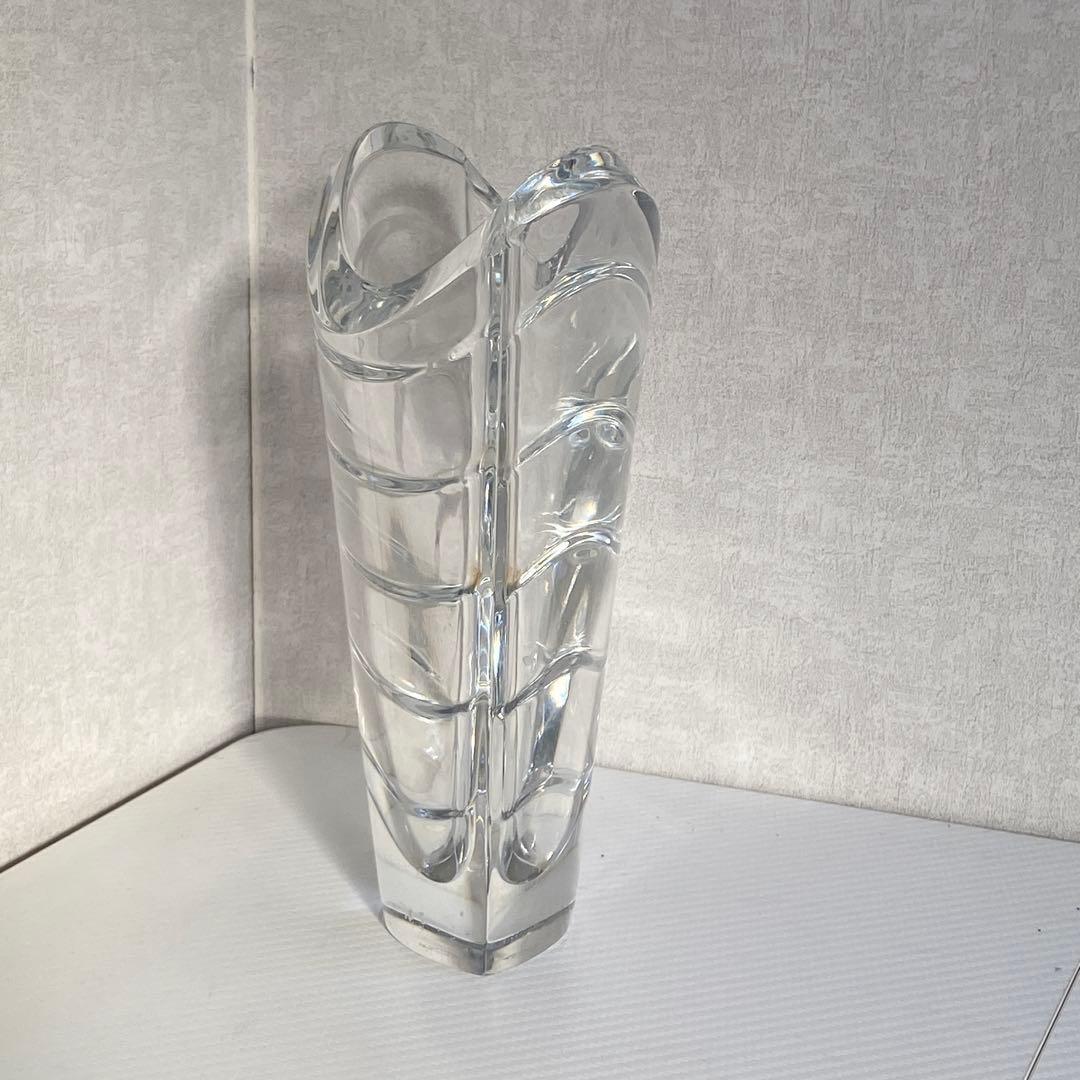 Baccarat バカラ⭐️ウェーブ　ベース 花瓶　フラワーベース