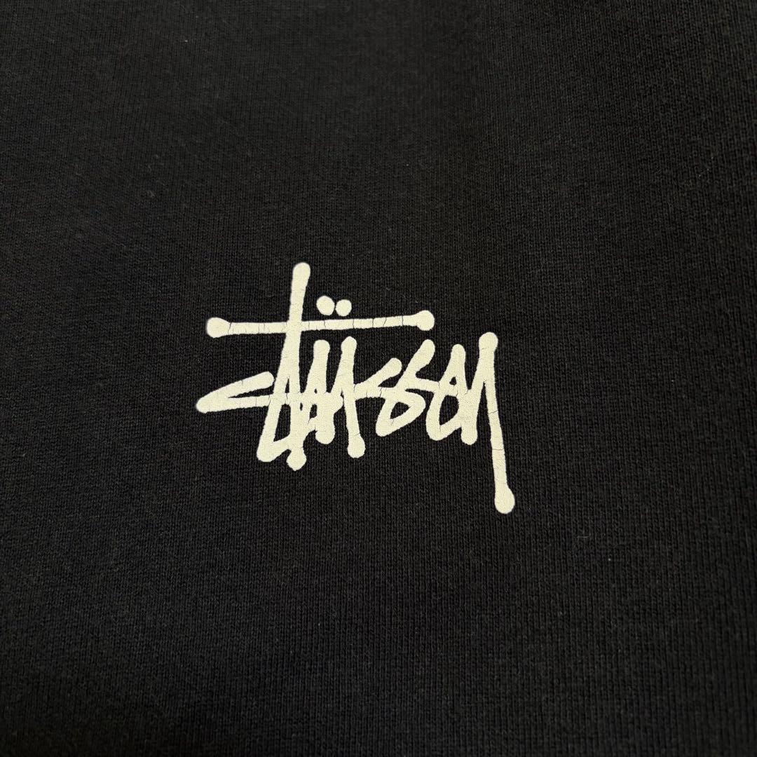 STUSSY ステューシー スウェット トレーナー クルーネック XL 黒