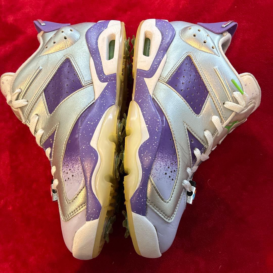 エア ジョーダン 6 jordan golf 紫/グレー