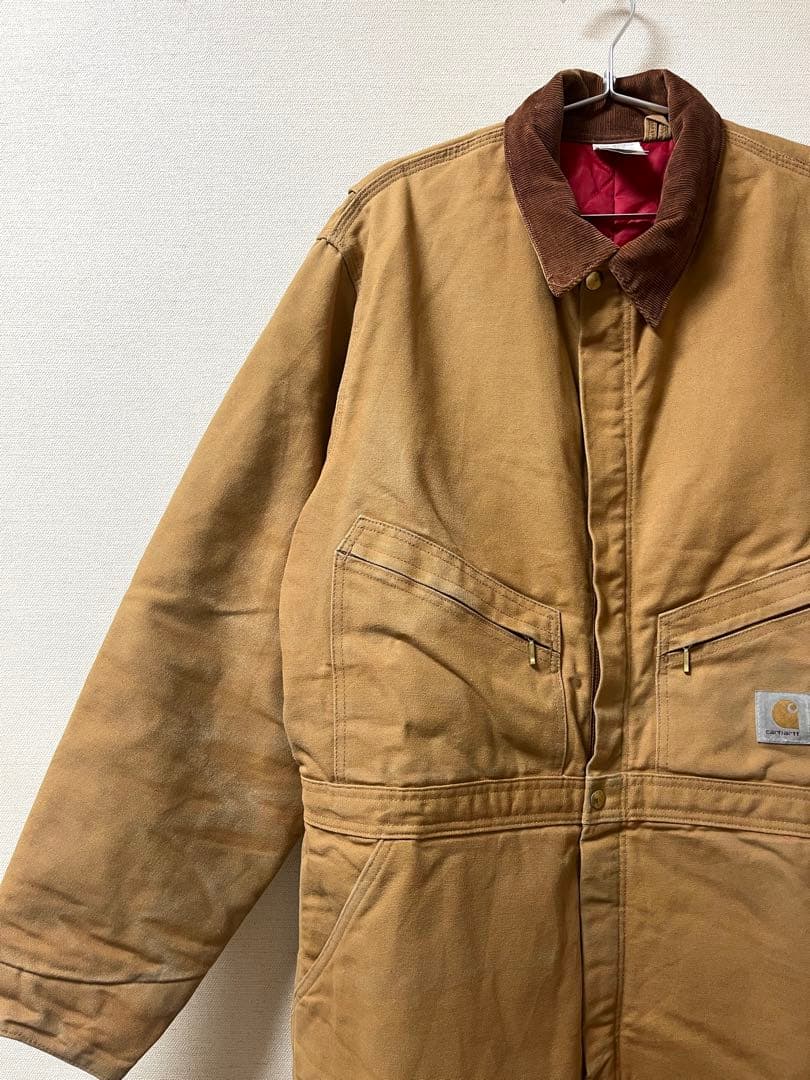 2001年 USA製 Carhartt カーハート オールインワン 中綿 46R