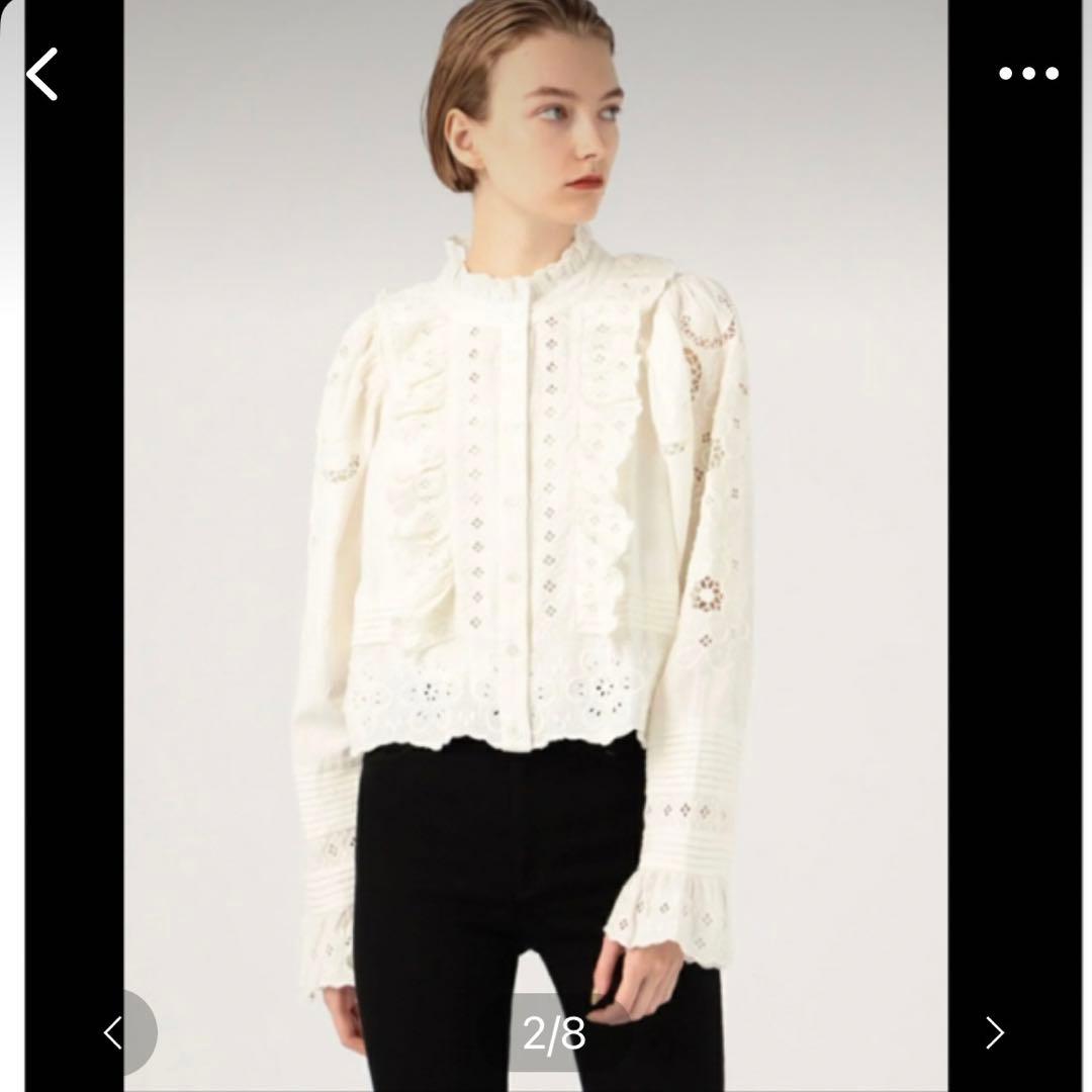 yuyu！Sea New York エンブロイダリーレースブラウス