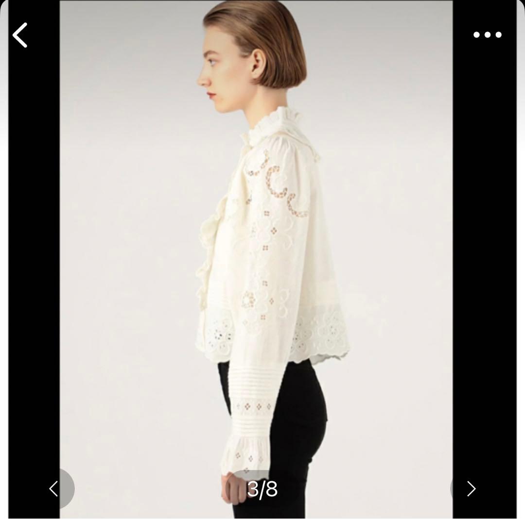 yuyu！Sea New York エンブロイダリーレースブラウス