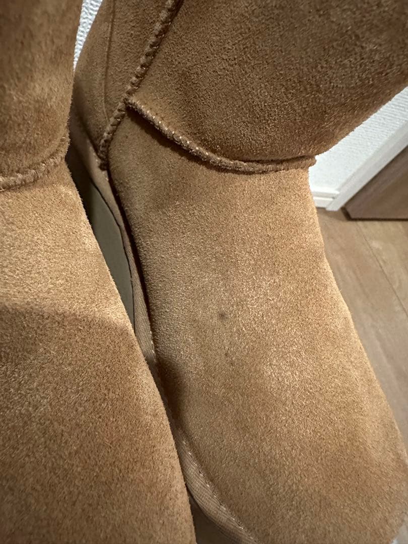 正規品　UGG アグ　厚底　クラシックミニ　24 チェスナット　ベージュ