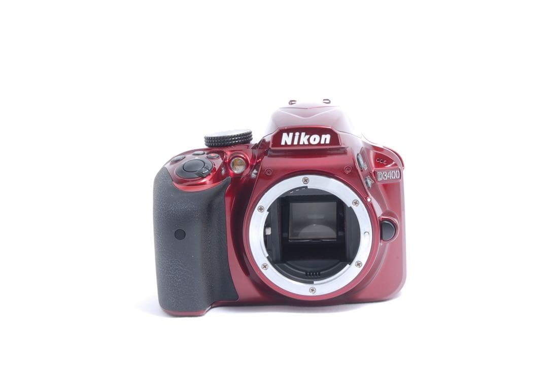✨Nikon D3400✨ダブルレンズ 希少カラー 赤 一眼レフ スマホ転送