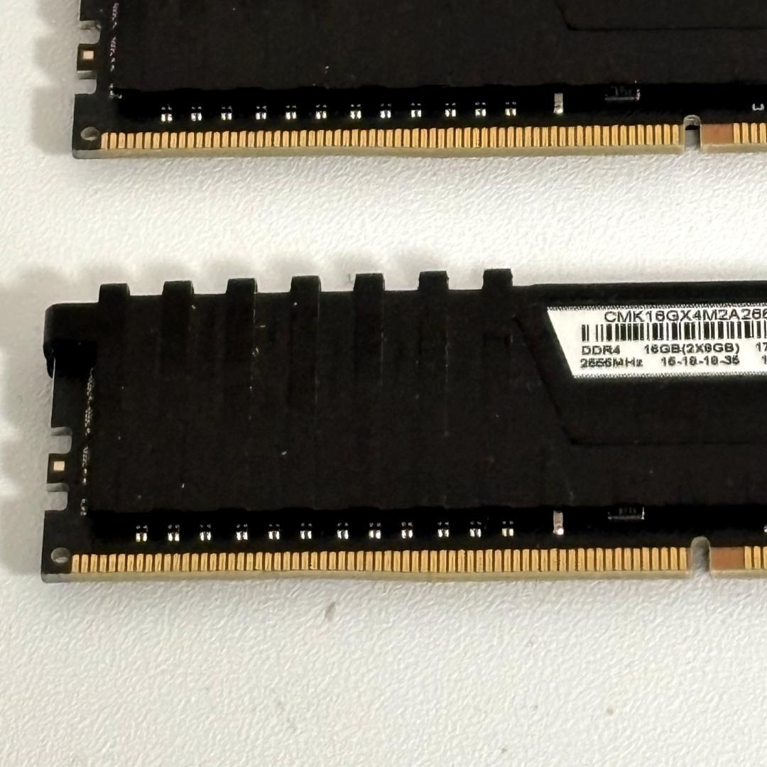 【動作確認済】Corsair DDR4-2666 16GB(8GBx2) LPX