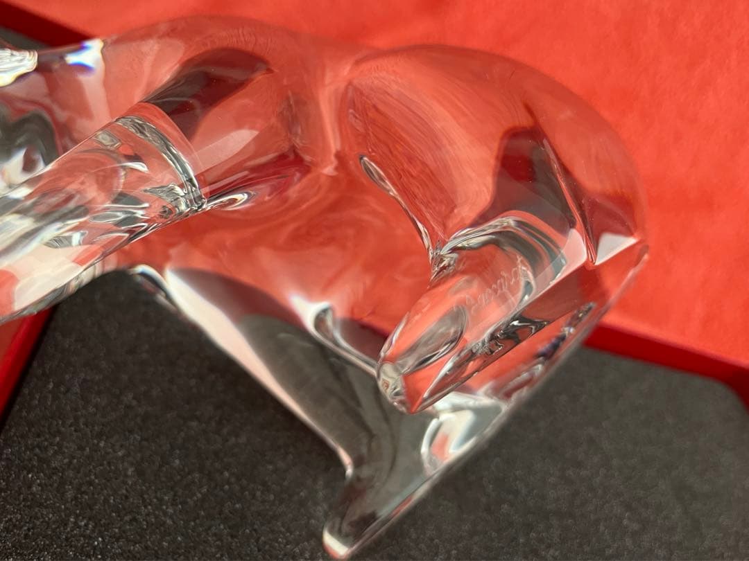 ❤️彫刻家作品❤️BACCARAT LOET クマ親子　動物　フィギュリン